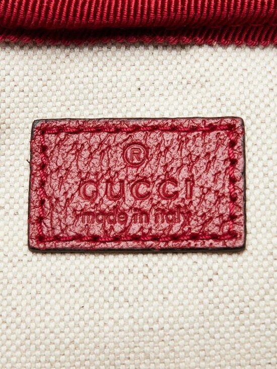 Gucci Red Leather Ophidia Medium Backpack Bag main image 4